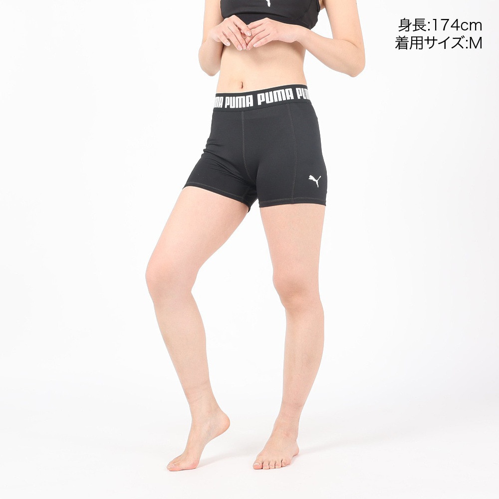 プーマ（PUMA）（レディース）ウィメンズ トレーニング ストロング 3インチ タイツ 521651 01 BLK