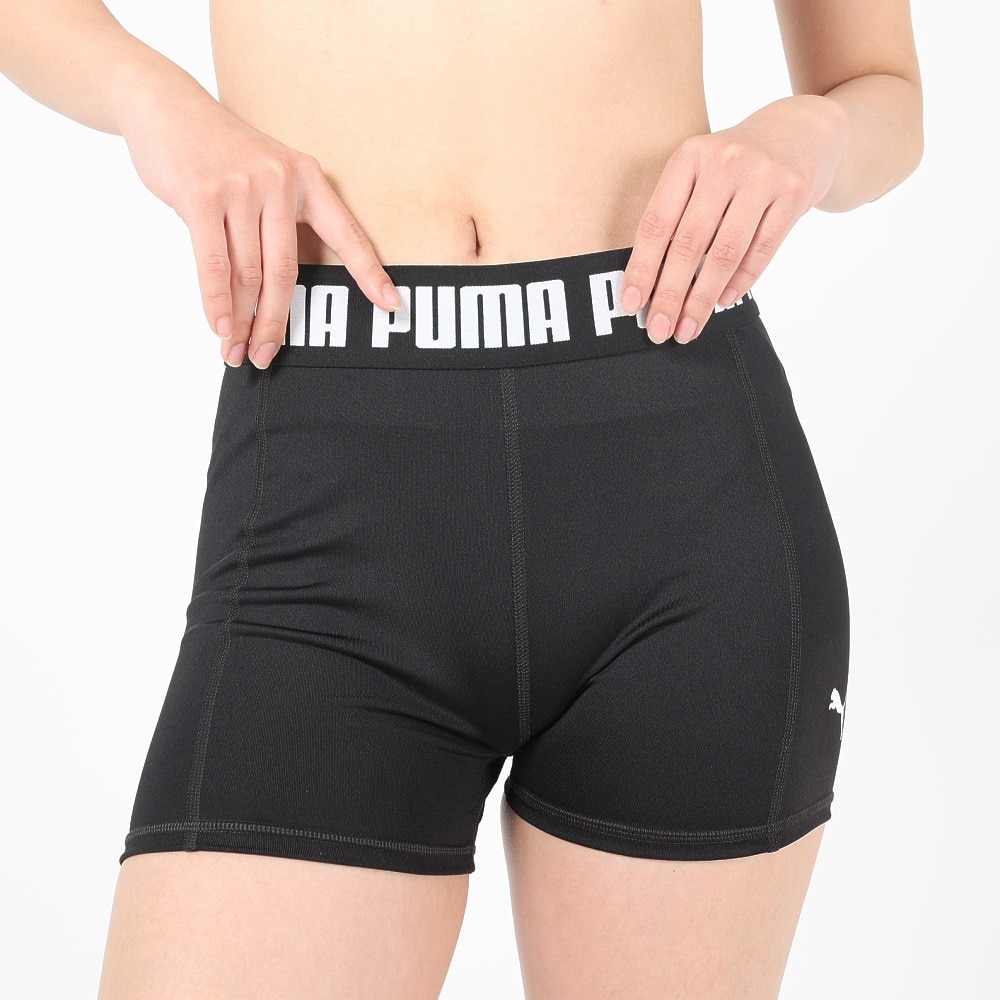 プーマ（PUMA）（レディース）ウィメンズ トレーニング ストロング 3インチ タイツ 521651 01 BLK