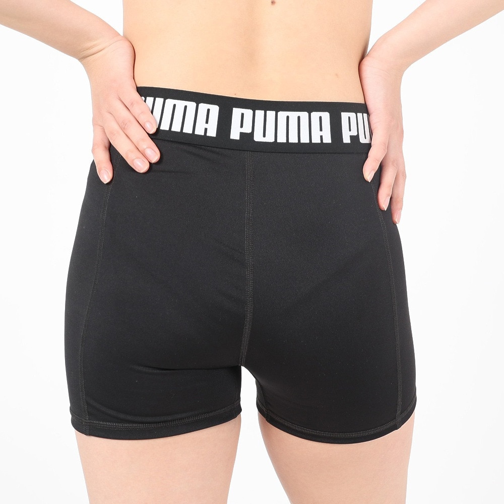 プーマ（PUMA）（レディース）ウィメンズ トレーニング ストロング 3インチ タイツ 521651 01 BLK