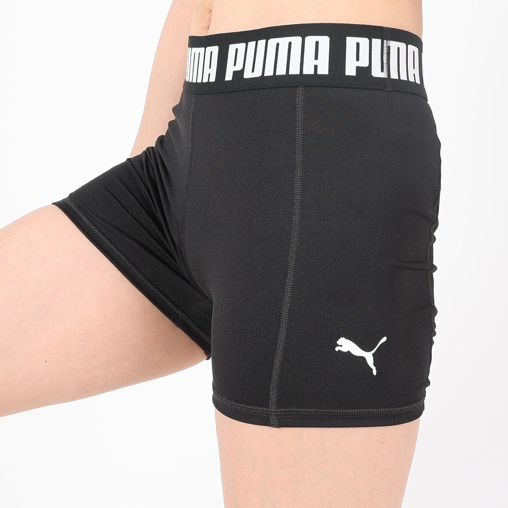プーマ（PUMA）（レディース）ウィメンズ トレーニング ストロング 3インチ タイツ 521651 01 BLK