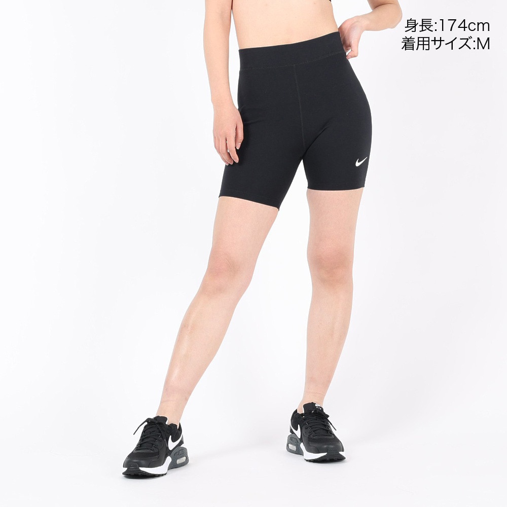 ナイキ（NIKE）（レディース）ショートパンツ レディース NSW CLSC HR  8インチ DV7798-010