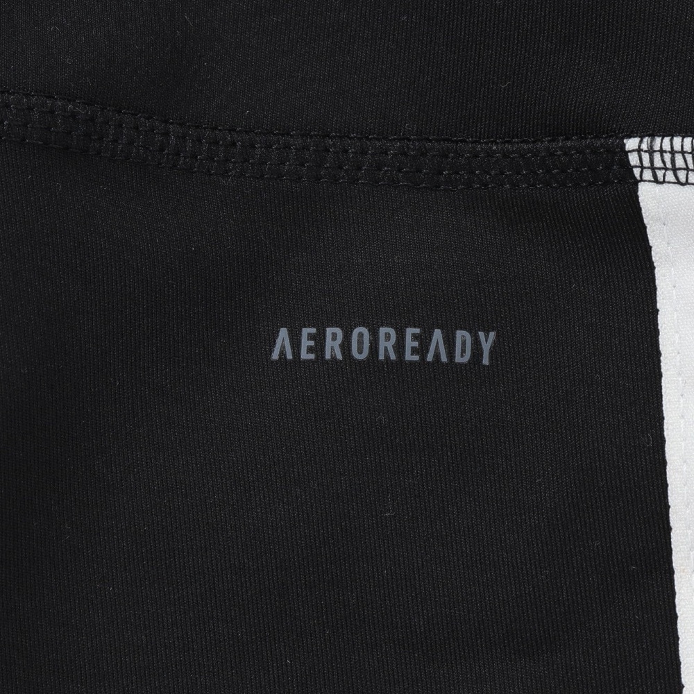 アディダス（adidas）（レディース）トレイン エッセンシャルズ スリーストライプス ハイウエスト 7/8丈レギンス ECO90-HT5438