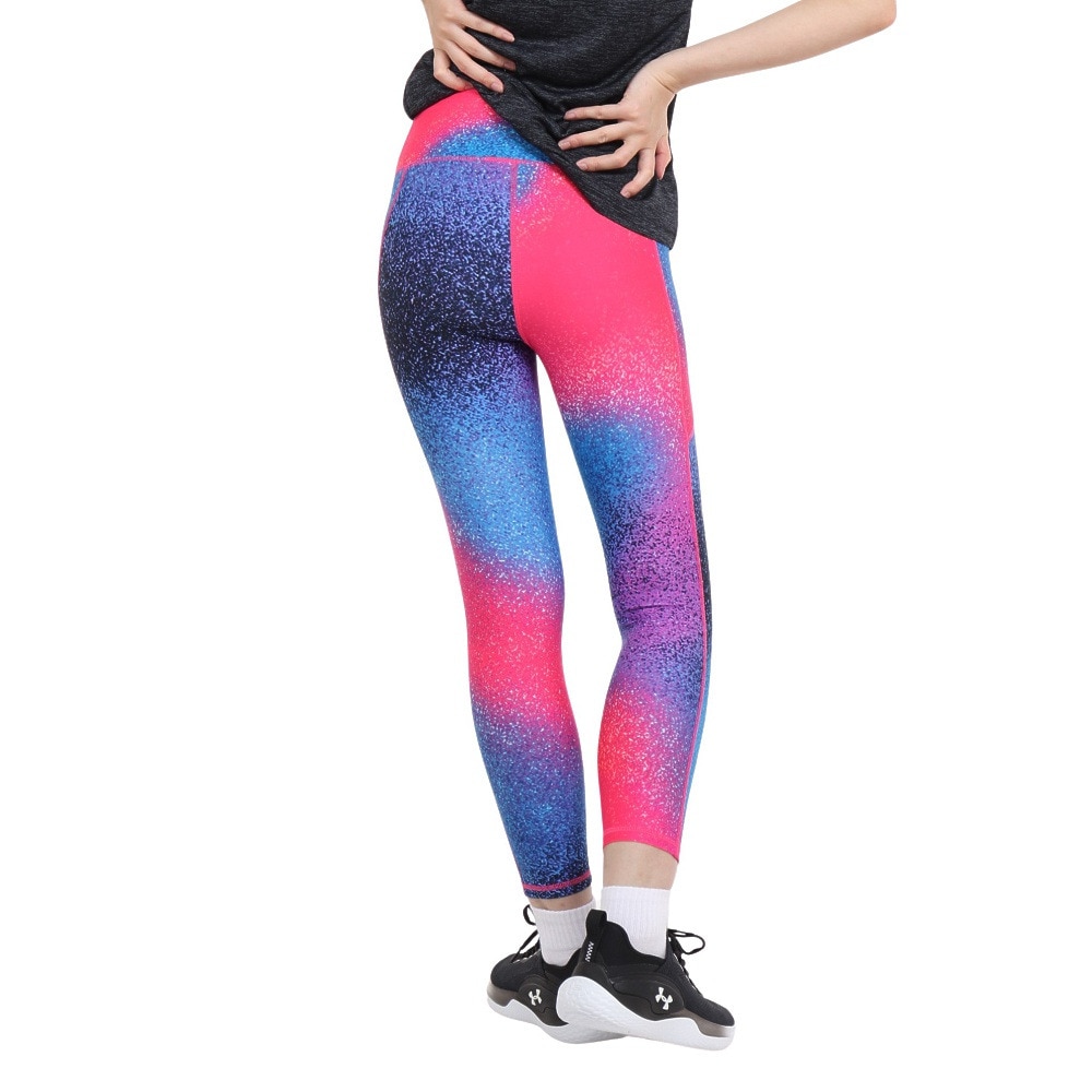 アンダーアーマー（UNDER ARMOUR）（レディース）レギンス ヒートギアアーマー オールオーバープリント アンクル 1365338 441