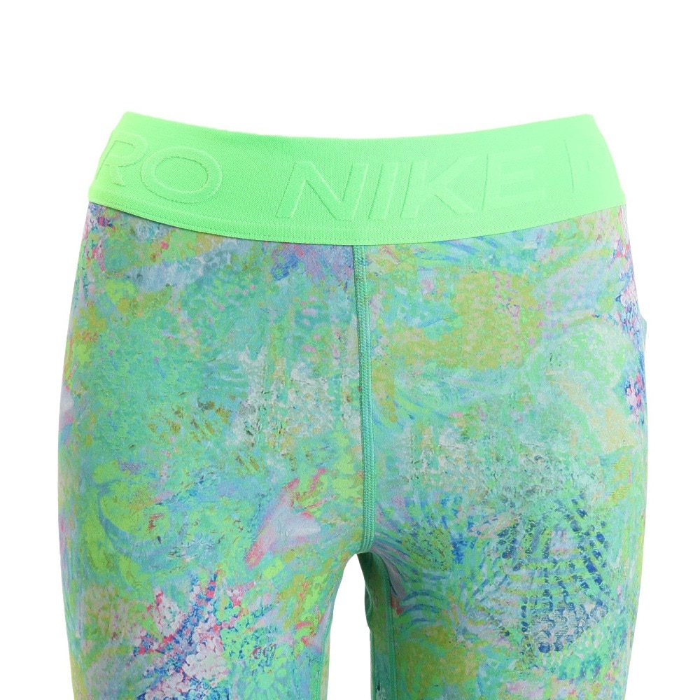ナイキ（NIKE）（レディース）パンツ レディース プロ ミッドライズ 7/8 プリント レギンス DX0212-398