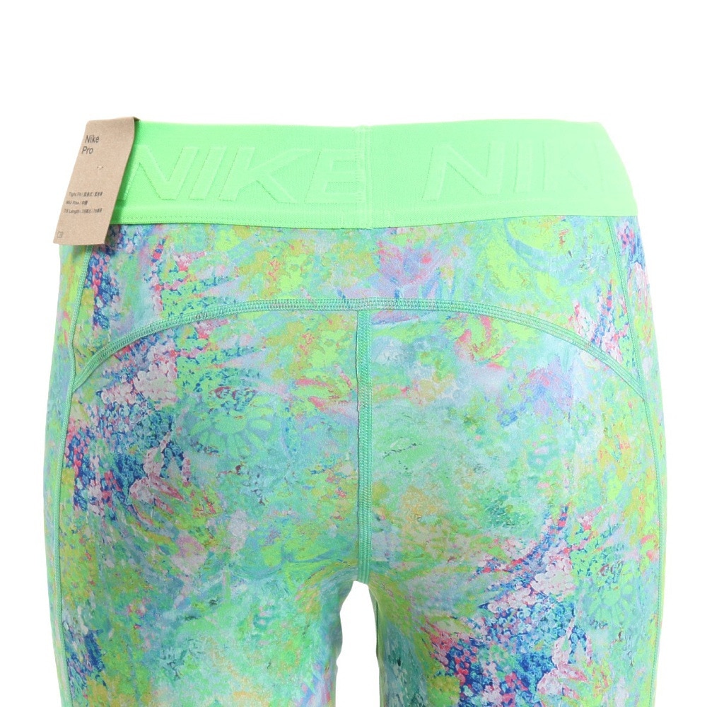 ナイキ（NIKE）（レディース）パンツ レディース プロ ミッドライズ 7/8 プリント レギンス DX0212-398