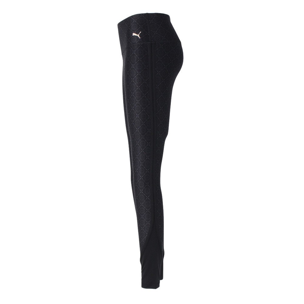プーマ（PUMA）（レディース）トレーニング ロゴラブ ハイウェストタイツ 524581 01 BLK