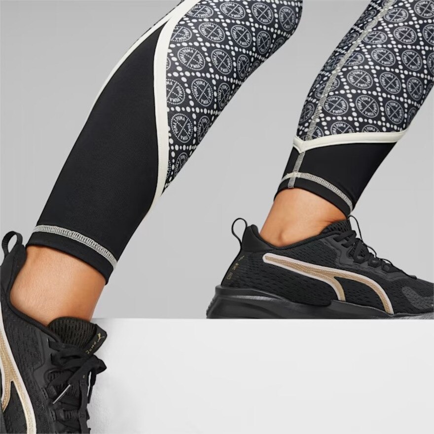 プーマ（PUMA）（レディース）トレーニング ロゴラブ ハイウェストタイツ 524581 87 BLK