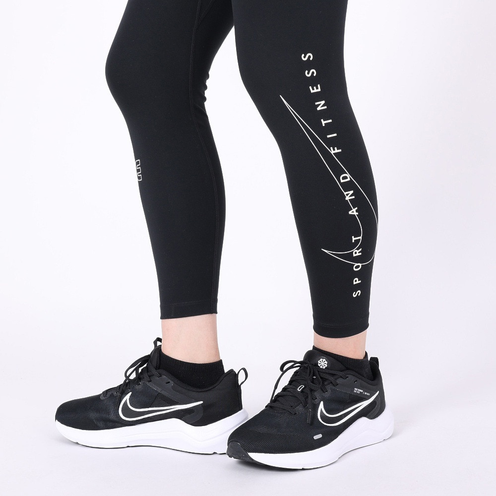 ナイキ（NIKE）（レディース）ワン DRI-FIT HR ハイウエスト7/8グラフィック・レギンス FB5707-010