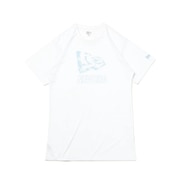 ニューエラ（NEW ERA）（レディース）tシャツ 半袖 パフォーマンスアパレル 吸汗速乾 抗菌 ホワイト 白 ヨガ フィットネスウェア 14121935