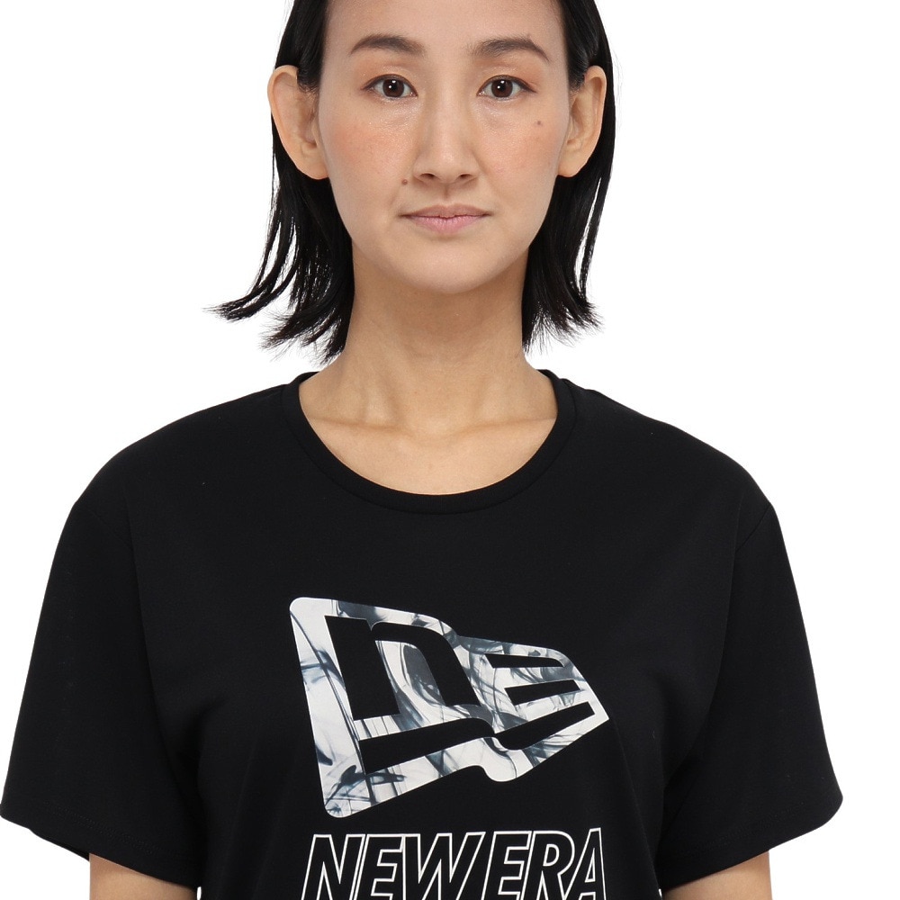 ニューエラ（NEW ERA）（レディース）パフォーマンスアパレル 半袖 ロング Tシャツ 14121936