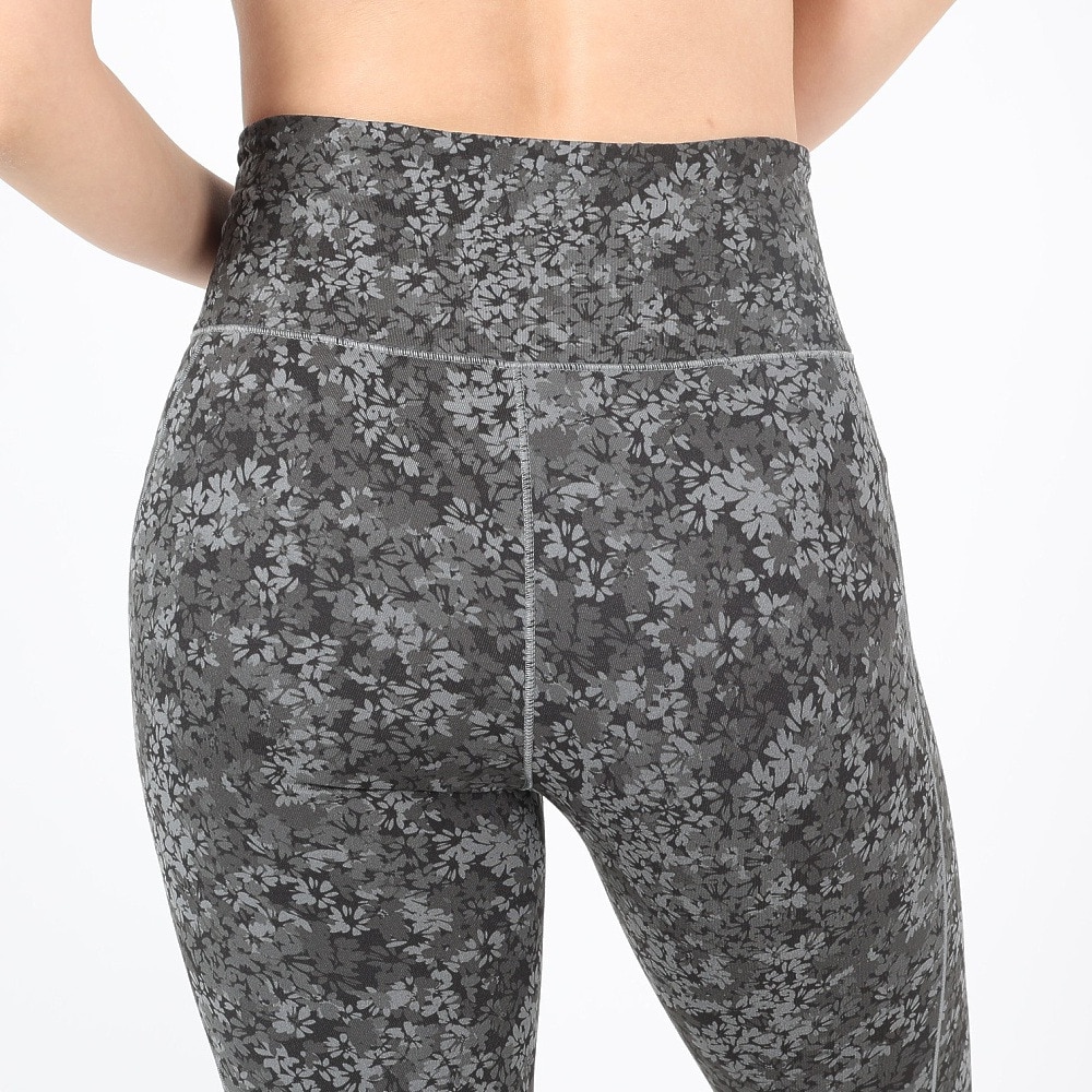 プーマ（PUMA）（レディース）STUDIO FOUNDATIONS ハイウェスト 7/8 AOP タイツ 525425 01 BLK
