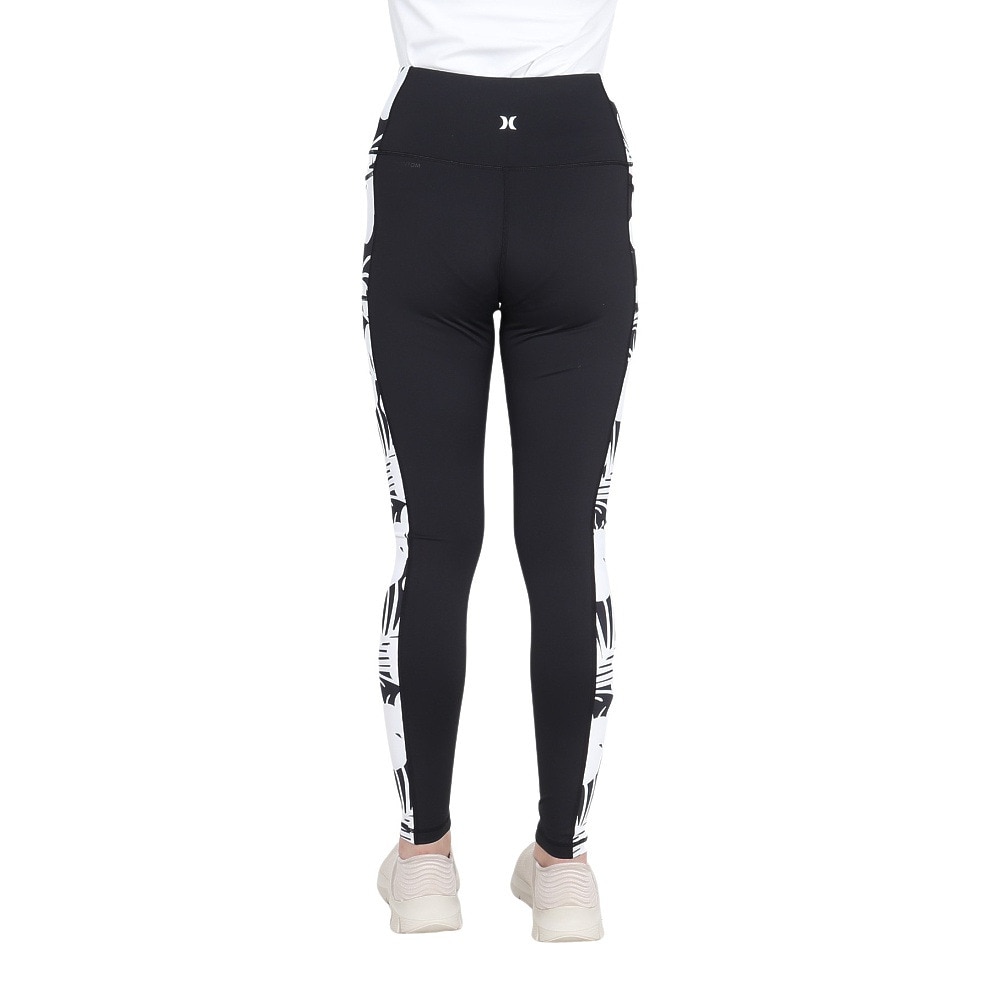 ハーレー（HURLEY）（レディース）パネル レギングス 水陸両用 WLG2320039-BLK