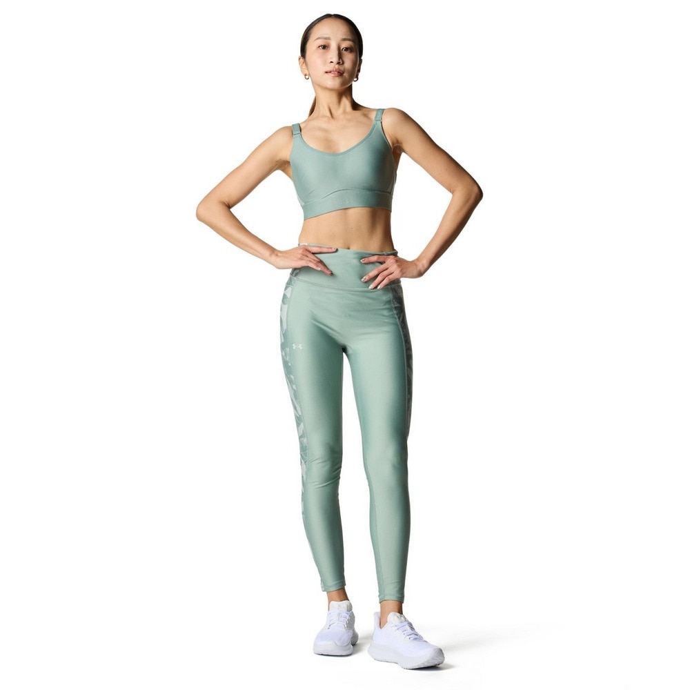 アンダーアーマー（UNDER ARMOUR）（レディース）ヒートギア プリント レギンス 6001322 348