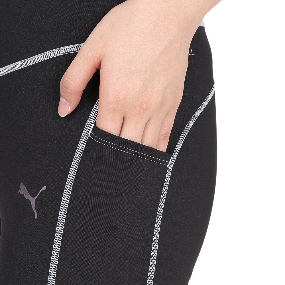 プーマ（PUMA）（レディース）トレーニング トレイン エッジ AOP タイツ 527996 01 BLK