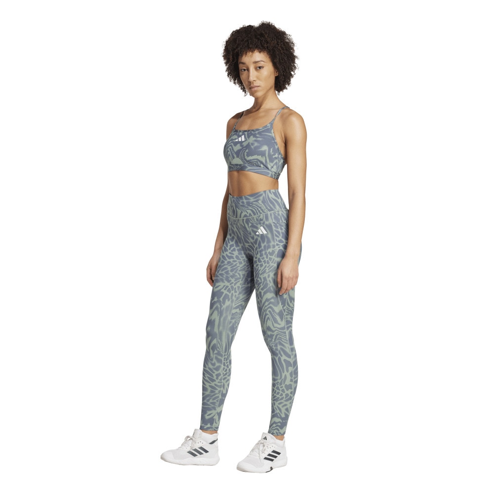 アディダス（adidas）（レディース）Optime エッセンシャルズ スタッシュポケット フルレングスレギンス JWL83-JM9880
