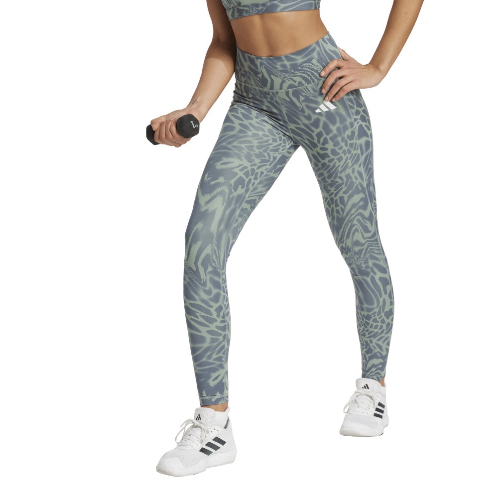アディダス（adidas）（レディース）Optime エッセンシャルズ スタッシュポケット フルレングスレギンス JWL83-JM9880