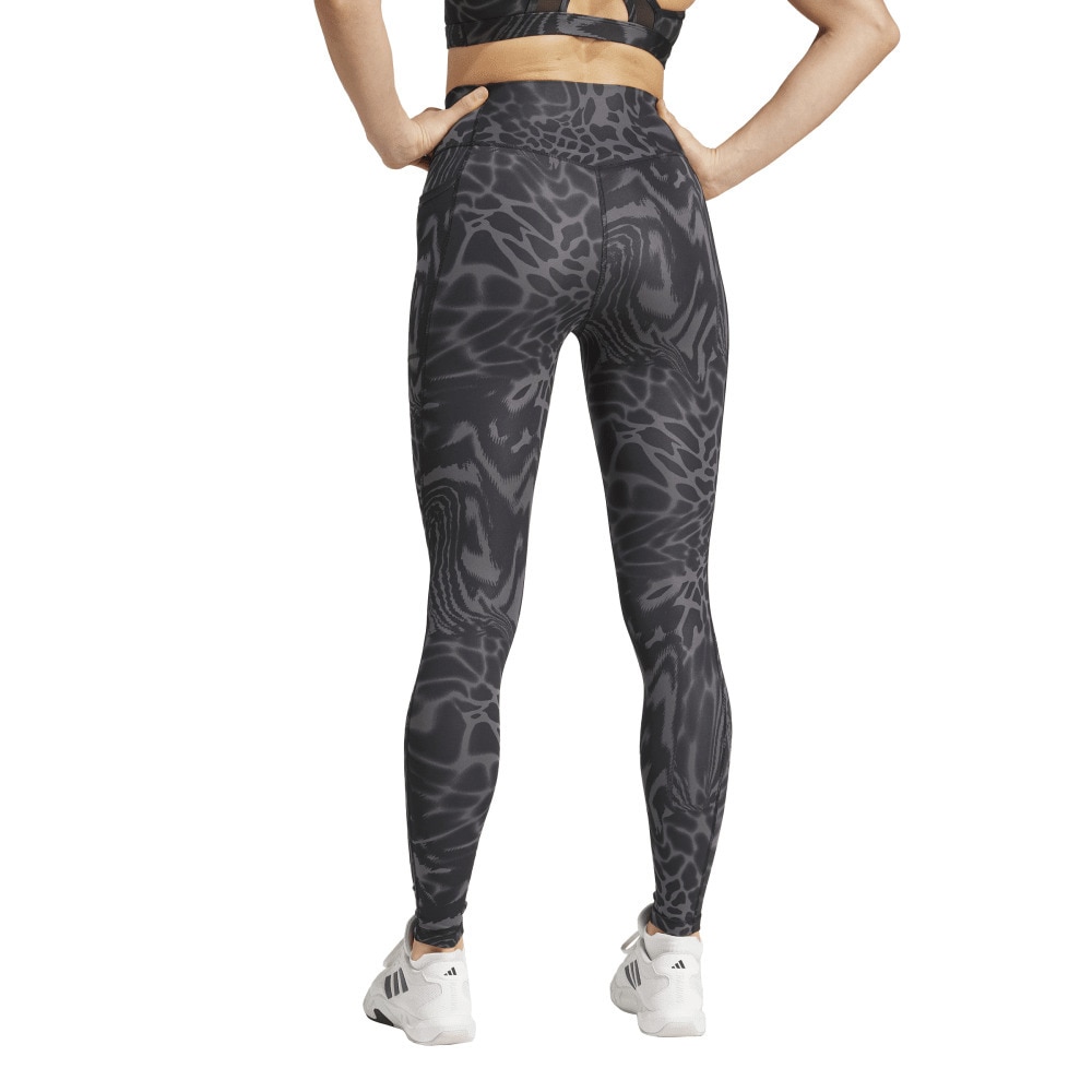 アディダス（adidas）（レディース）Optime エッセンシャルズ スタッシュポケット フルレングスレギンス JWL83-JM9881