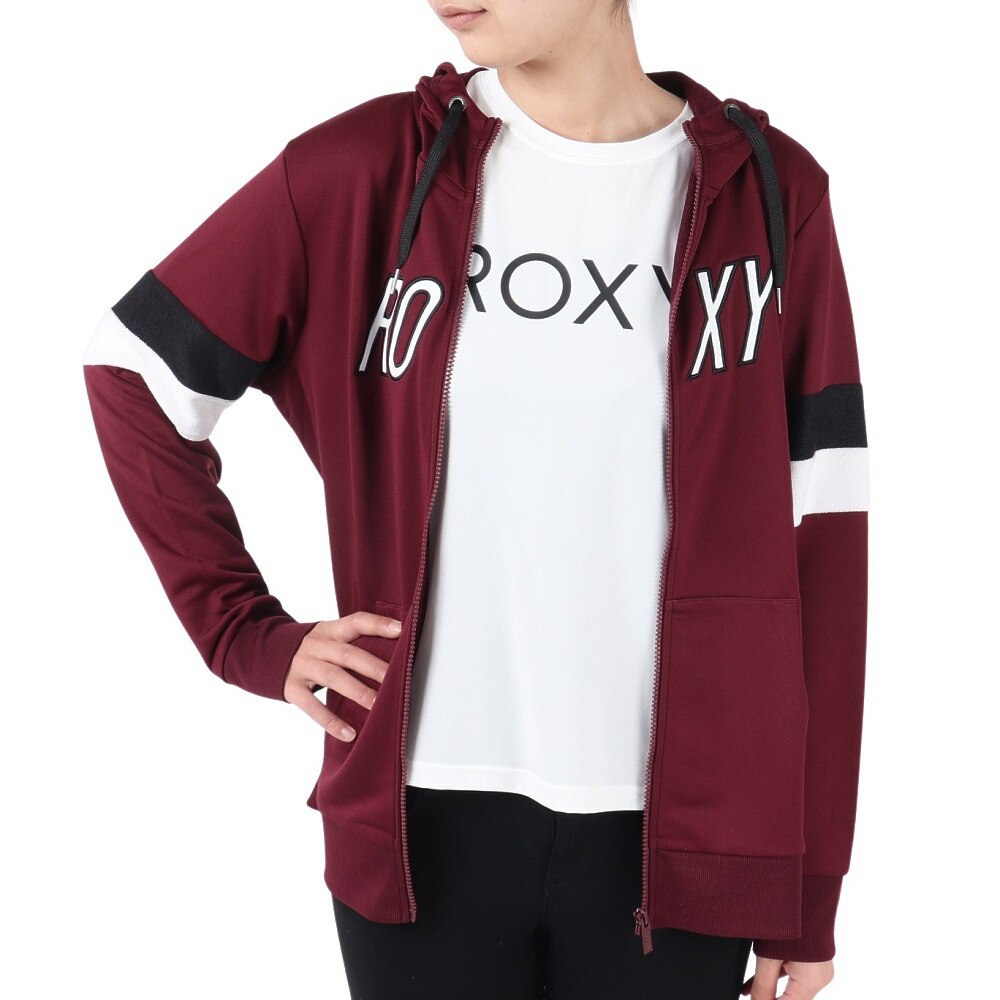 ロキシー（ROXY）（レディース）速乾 UVカット フードジップ RIVER ZIP RZP204533 BOR