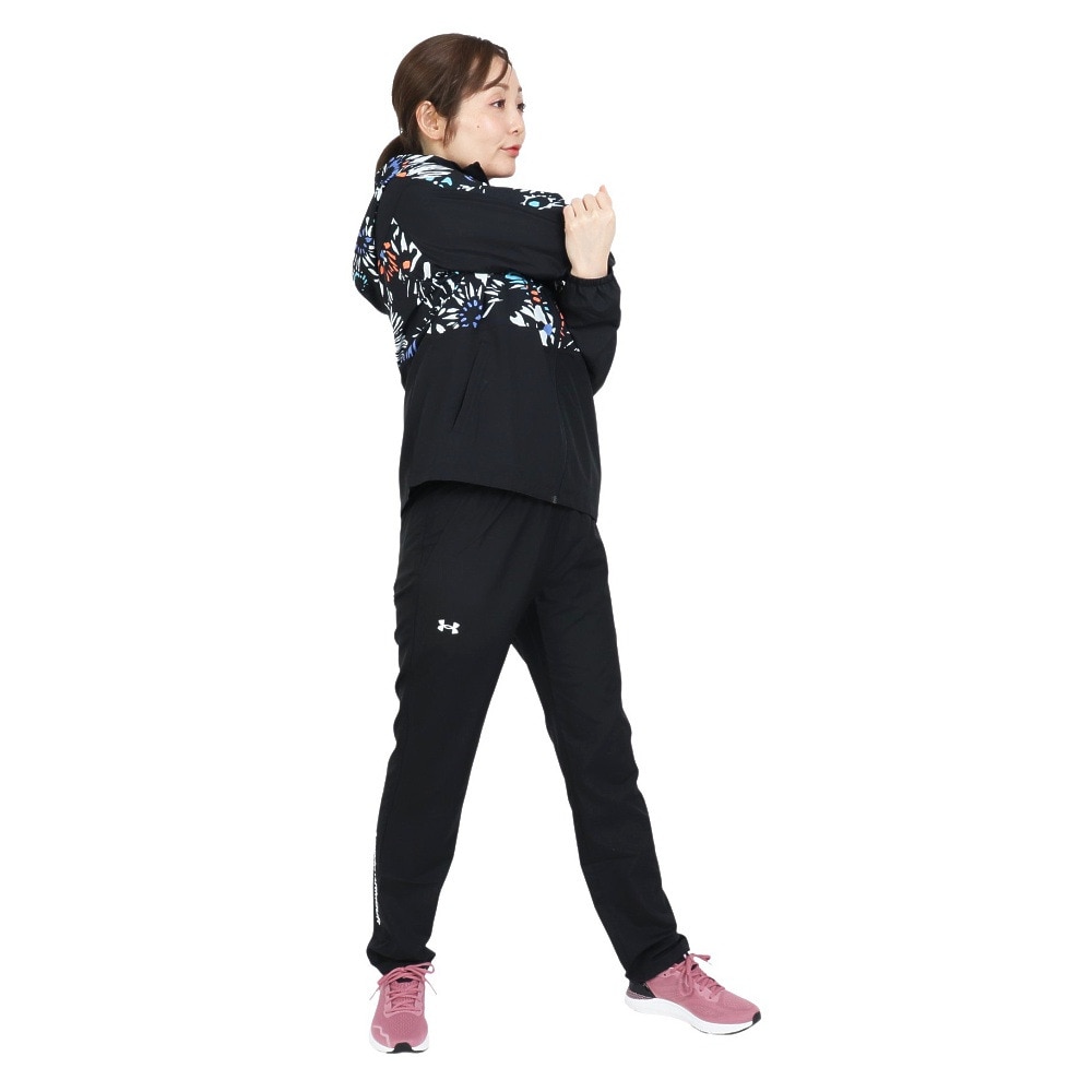 アンダーアーマー（UNDER ARMOUR）（レディース）UAメッシュ ライナー ウーブン フルジップ ジャケット プリント 1378319 001  スポーツ用品はスーパースポーツゼビオ