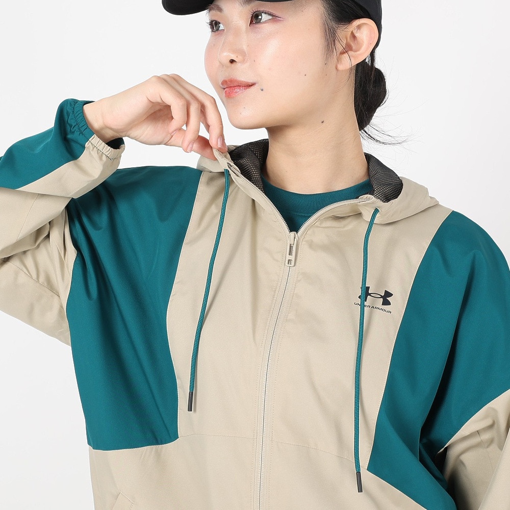 アンダーアーマー（UNDER ARMOUR）（レディース）メッシュ ライナー ウーブン ソリッド ジャケット 1384761 290
