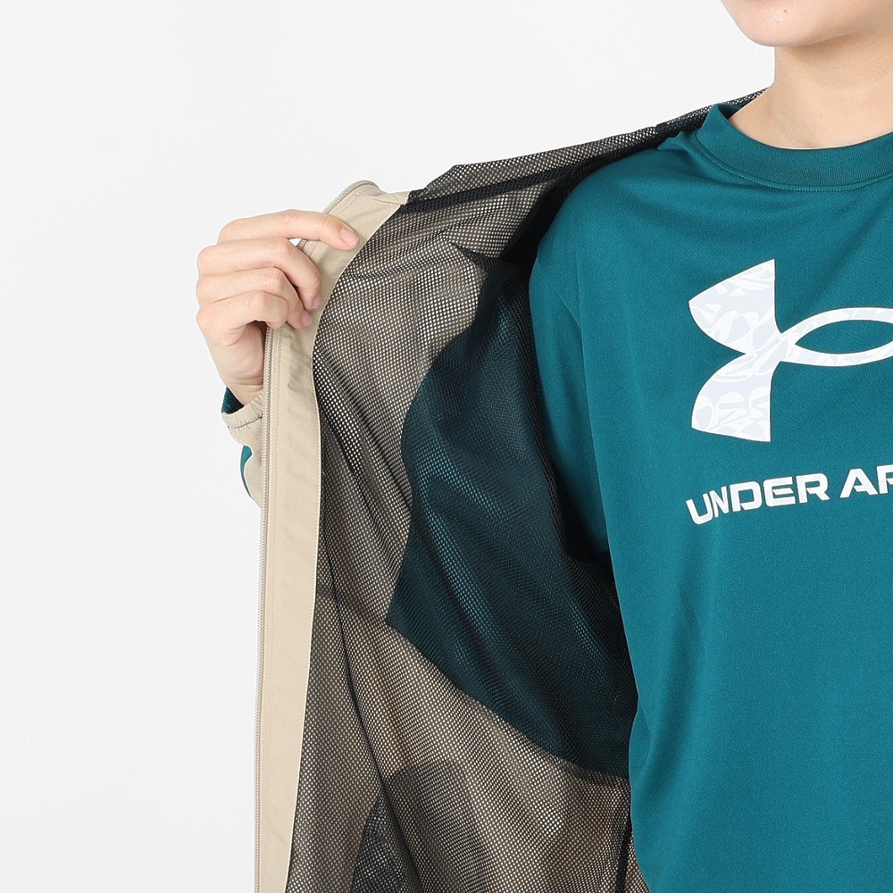 アンダーアーマー（UNDER ARMOUR）（レディース）メッシュ ライナー ウーブン ソリッド ジャケット 1384761 290