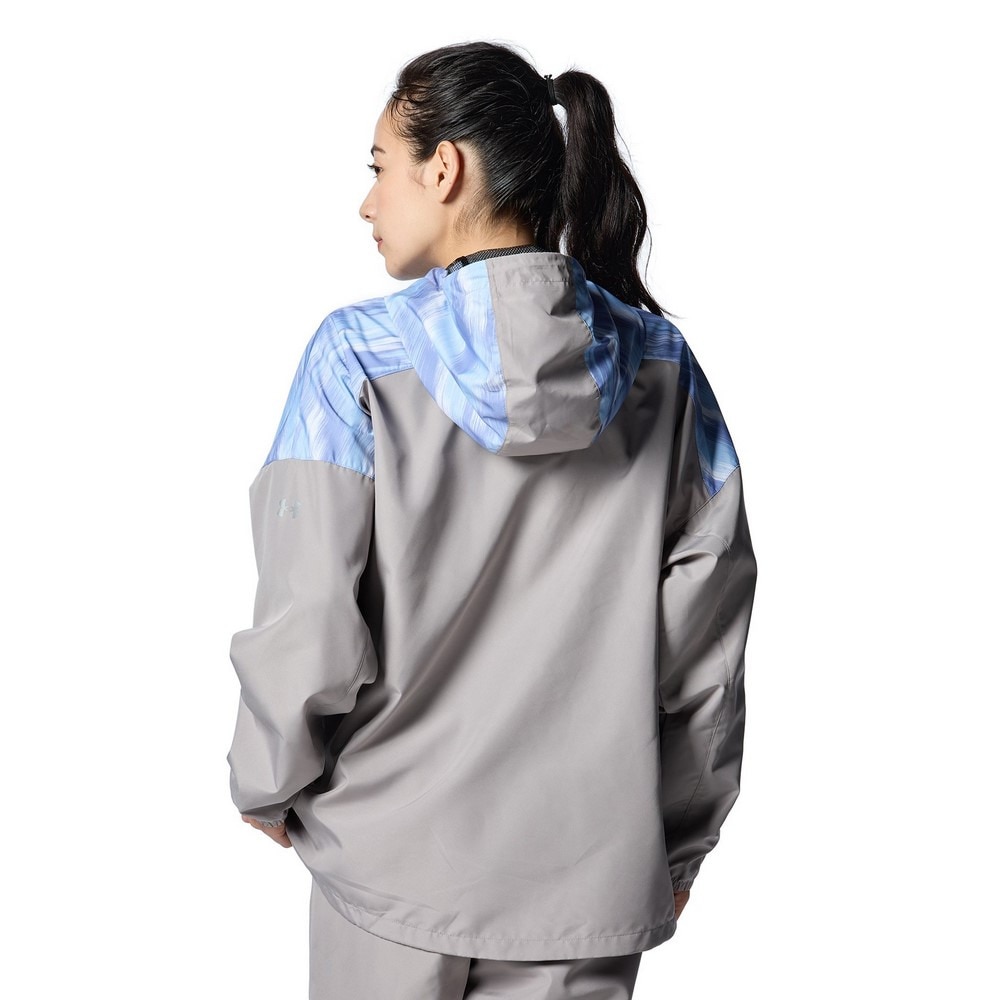 アンダーアーマー（UNDER ARMOUR）（レディース）メッシュ ウーブン フルジップ フーディー 1388194 015
