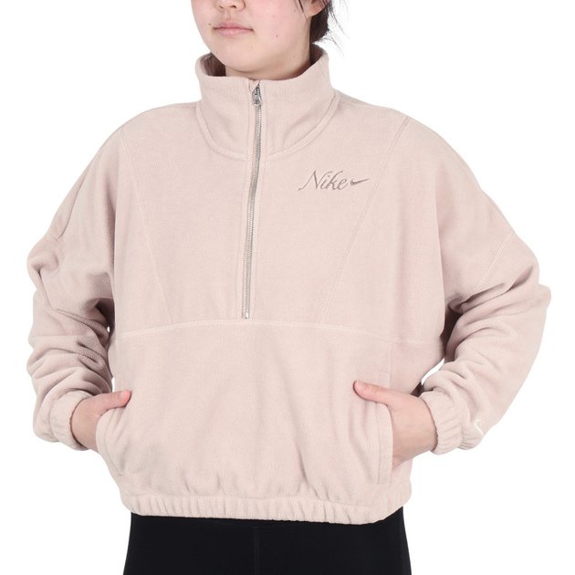 ナイキ（NIKE）（レディース）Therma-FIT オーバーサイズド 1/2ジップ 