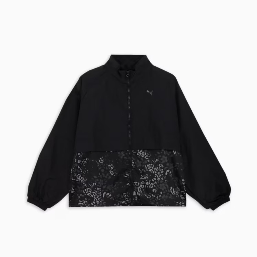 プーマ（PUMA）（レディース）トレーニング トレイン エッジ ウーブン ジャケット 527019 01 BLK