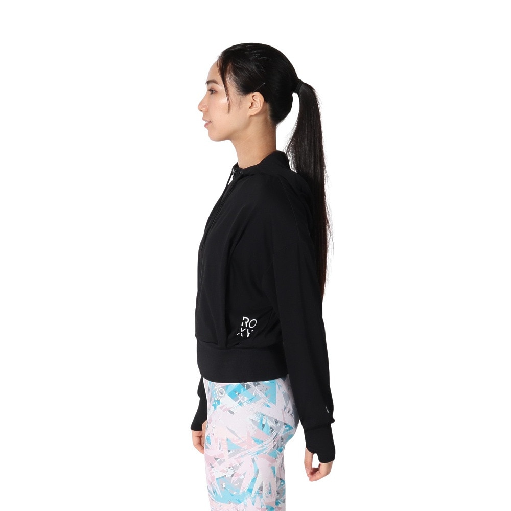 ロキシー（ROXY）（レディース）YOU ARE ENOUGH ジップアップ フーディー 25SPRZP251520BLK