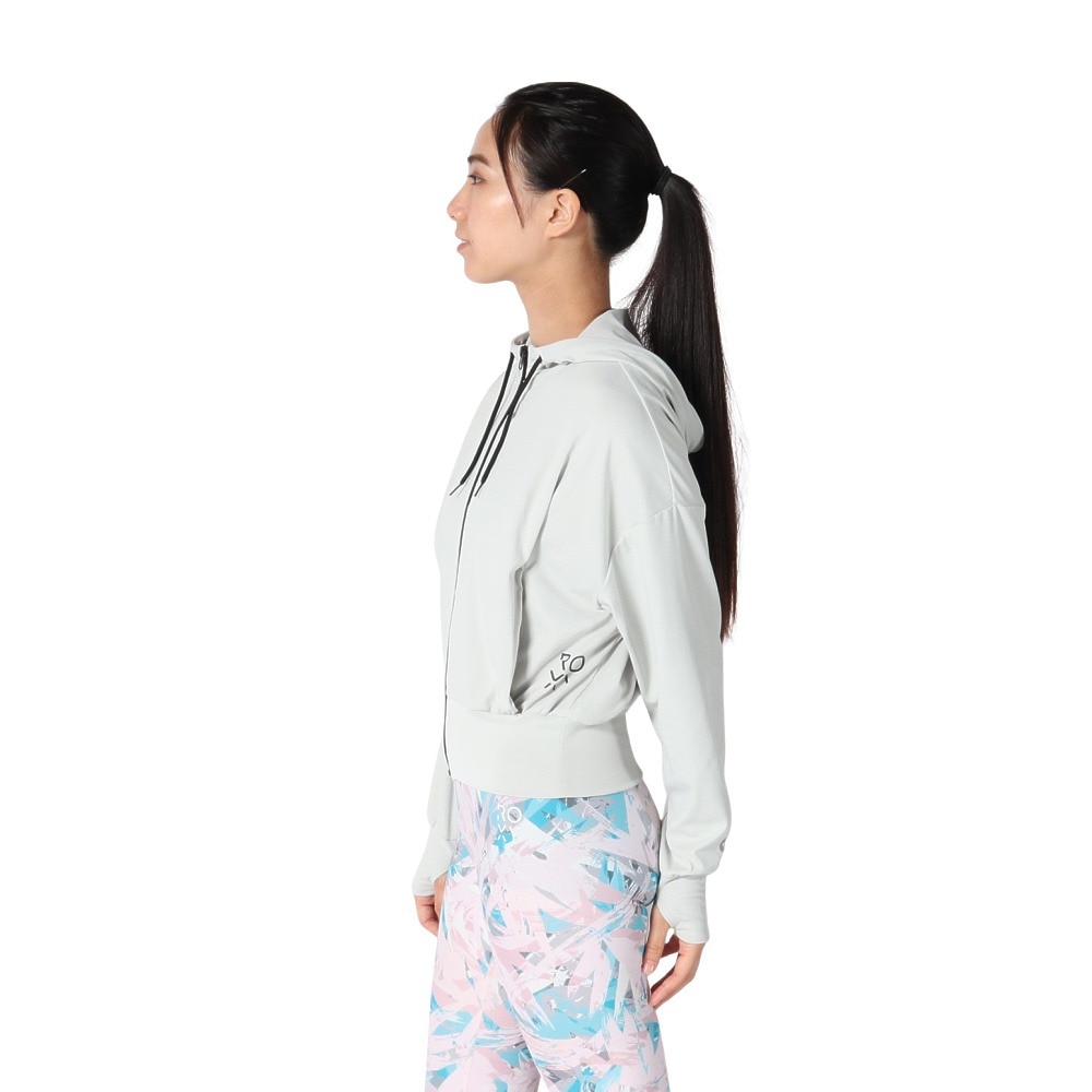 ロキシー（ROXY）（レディース）YOU ARE ENOUGH ジップアップ フーディー 25SPRZP251520LGY