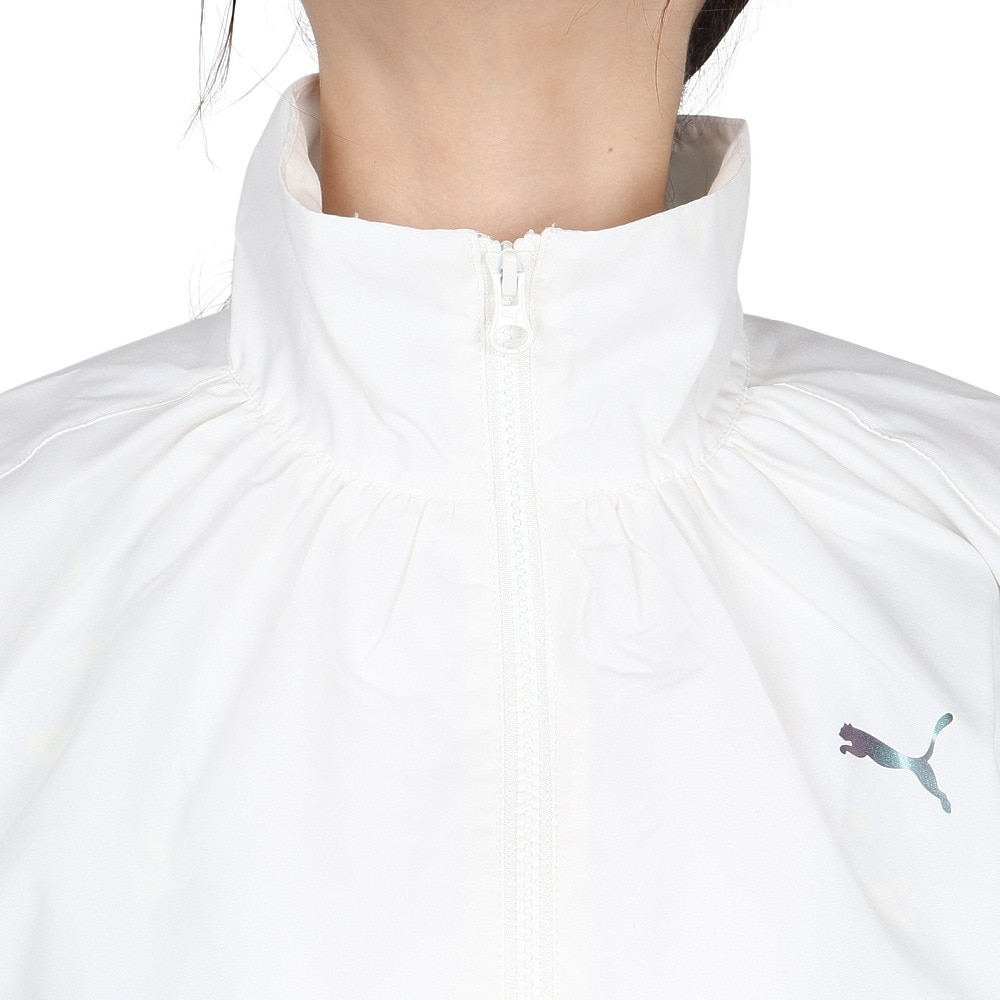 プーマ（PUMA）（レディース）トレーニング トレイン エッジ ウラメッシュライナー ウーブン ジャケット 527989 87 OWHT