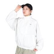 (レディース)トレーニング トレイン エッジ ウラメッシュライナー ウーブン ジャケット 527989 87 OWHT
