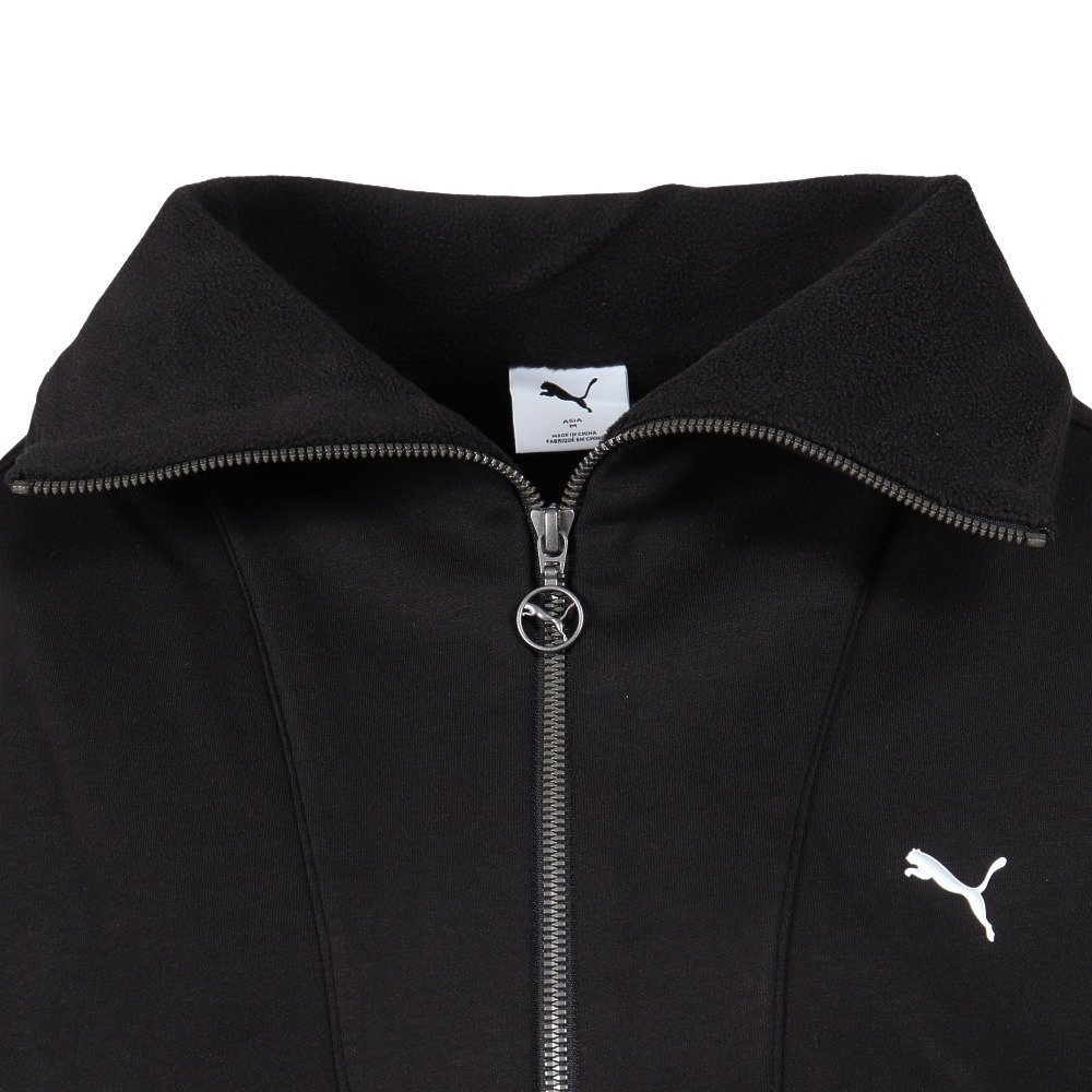 プーマ（PUMA）（レディース）STUDIO KNIT ハーフジップ 529564 01 BLK