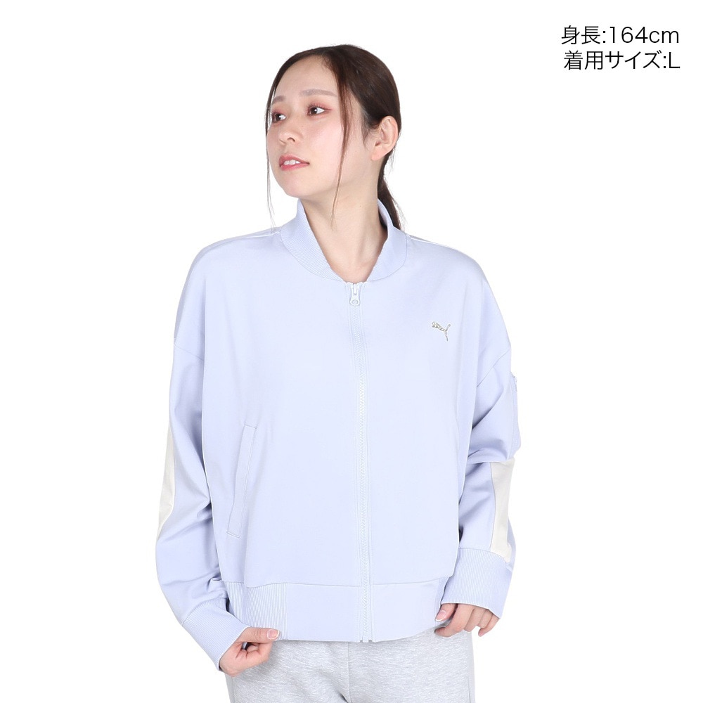 プーマ（PUMA）（レディース）トレーニング トレイン エッジ ニットジャケット 527017 47 LVD