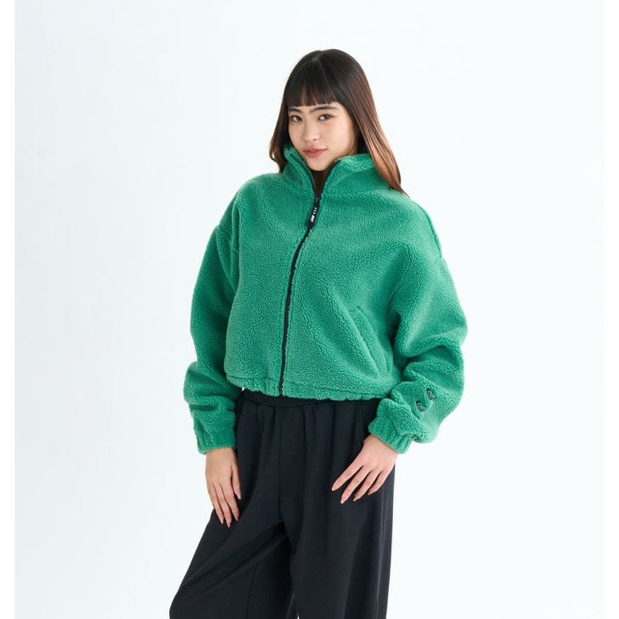 ロキシー（ROXY）（レディース）フィットネス ジャケット 3連チャクラ 25FWRJK254539GRN