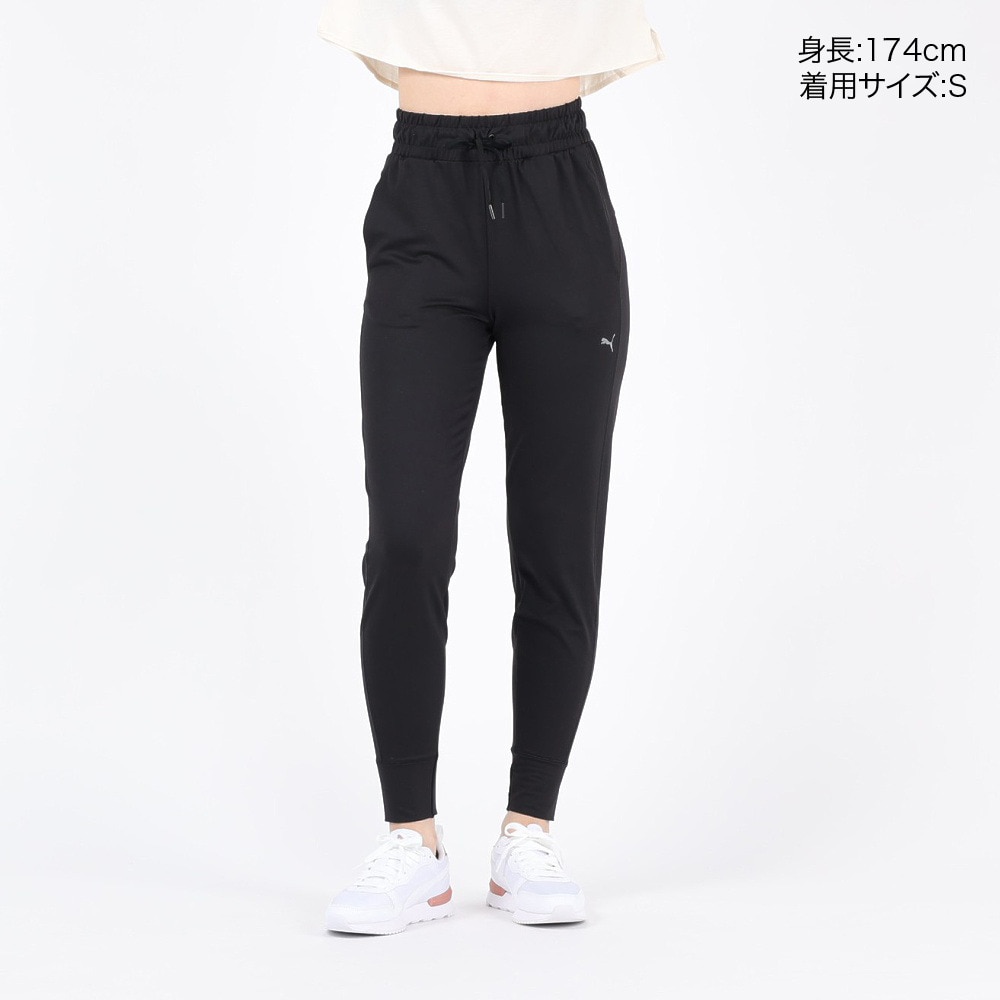 プーマ（PUMA）（レディース）スタジオ FOUNDATIONS ニット パンツ 521931 01 BLK