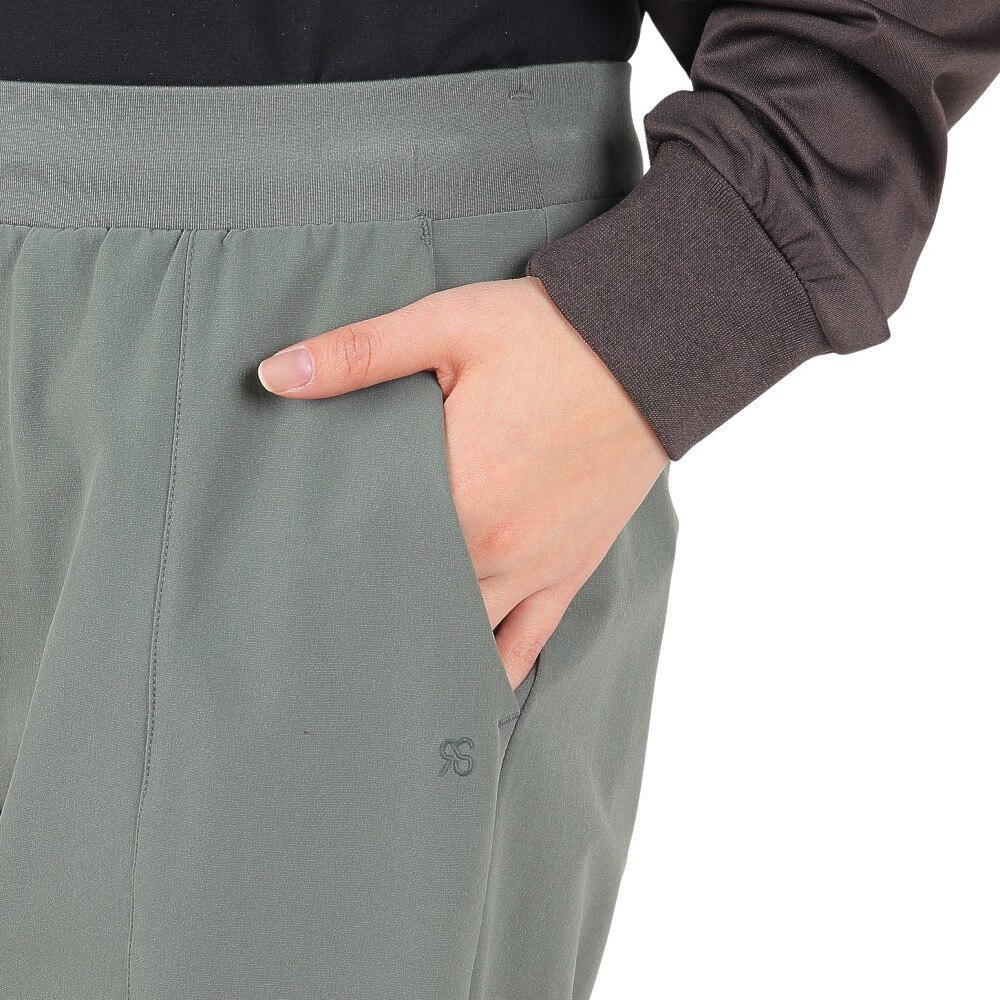 リアルストーン（RealStone）（レディース）パンツ クロップドパンツ uv カーキ RealStone RS-N017PP K