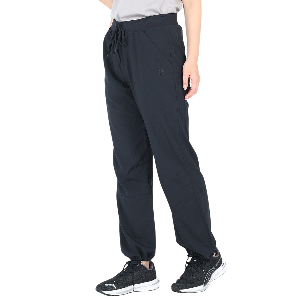 ジーフィット（G-FIT）（レディース）パンツ uv 速乾 ストレッチ ブラック 黒 エアパン スタンダードロングパンツ GF-N309PP-B ヨガ フィットネスウェア
