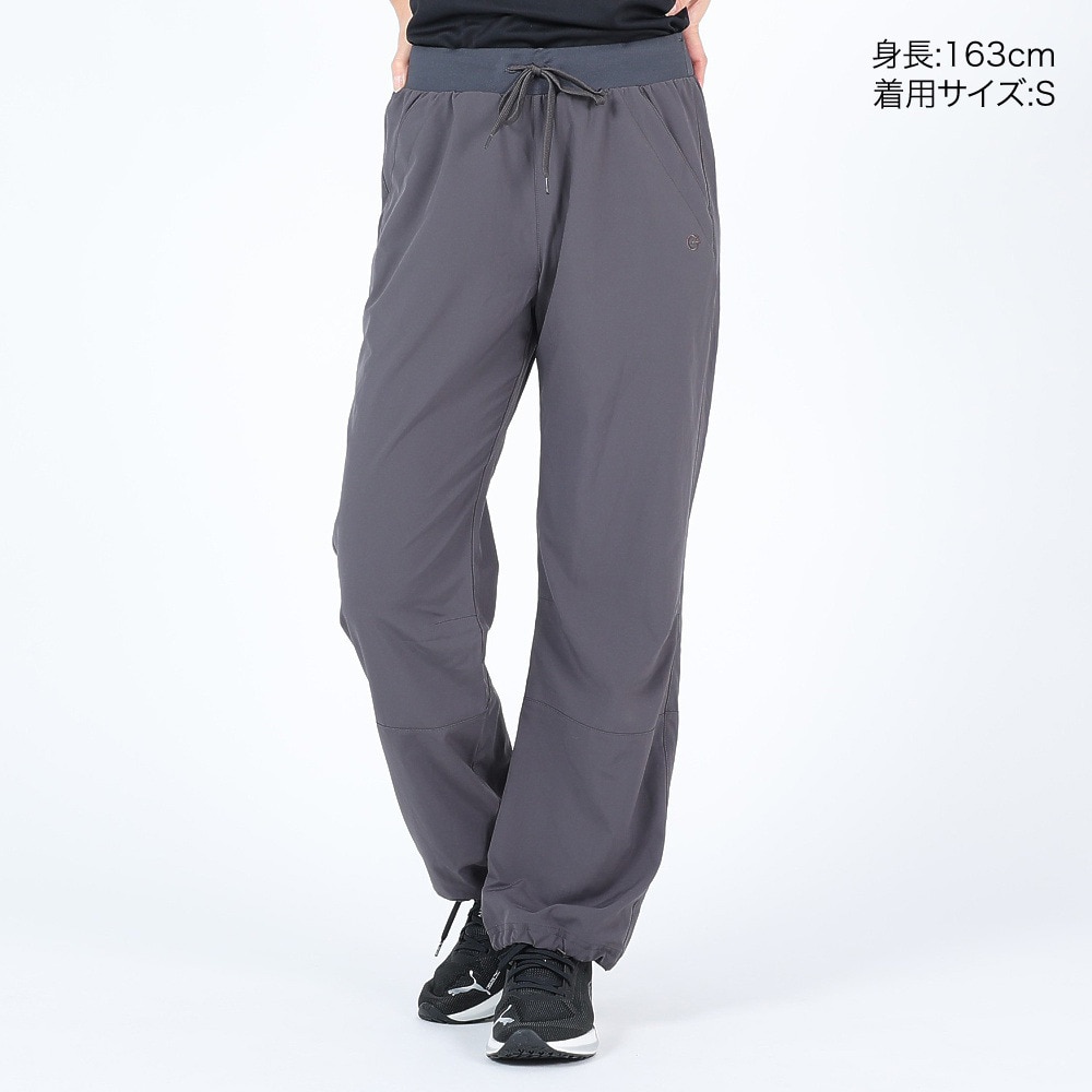 ジーフィット（G-FIT）（レディース）パンツ uv 速乾 ストレッチ グレー エアパン スタンダードロングパンツ GF-N309PP-DGL ヨガ フィットネスウェア