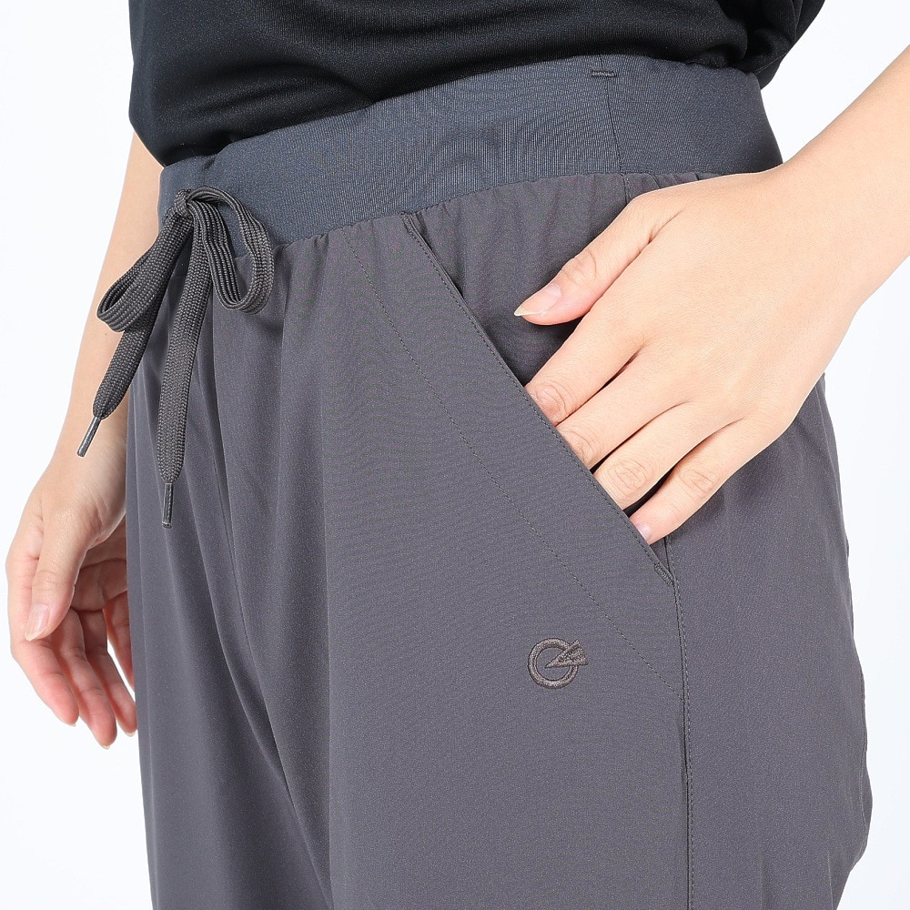 ジーフィット（G-FIT）（レディース）パンツ uv 速乾 ストレッチ グレー エアパン スタンダードロングパンツ GF-N309PP-DGL ヨガ フィットネスウェア