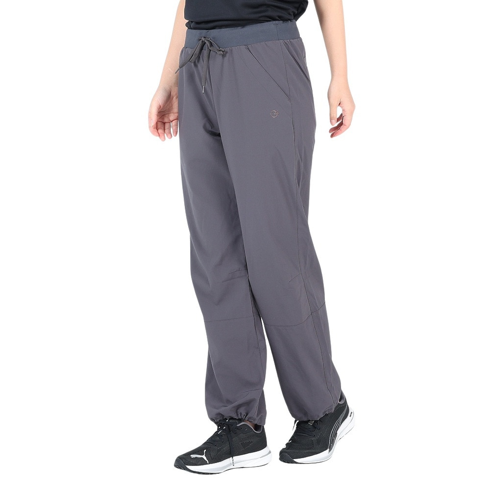 ジーフィット（G-FIT）（レディース）パンツ uv 速乾 ストレッチ グレー エアパン スタンダードロングパンツ GF-N309PP-DGL ヨガ フィットネスウェア