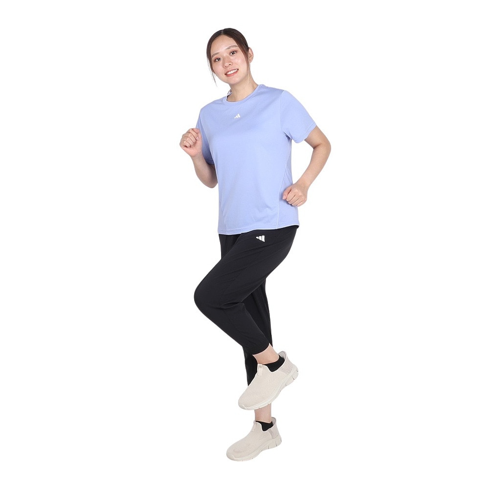 アディダス（adidas）（レディース）AEROREADY トレイン エッセンシャルズ ミニマル ロゴ ウーブンパンツ HAT74-IJ5923