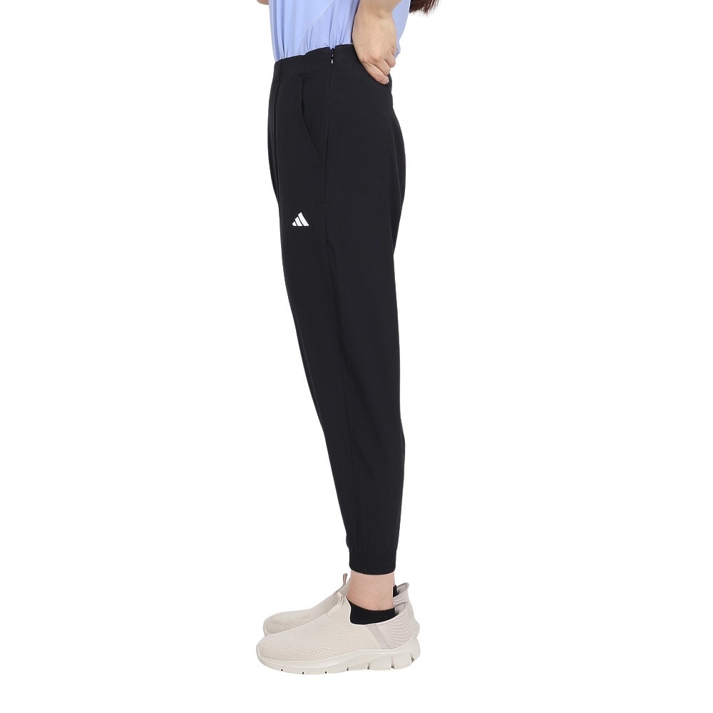 アディダス（adidas）（レディース）AEROREADY トレイン エッセンシャルズ ミニマル ロゴ ウーブンパンツ HAT74-IJ5923