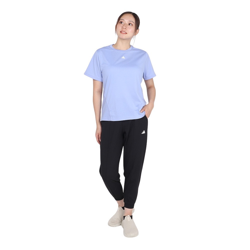 アディダス（adidas）（レディース）AEROREADY トレイン エッセンシャルズ ミニマル ロゴ ウーブンパンツ HAT74-IJ5923