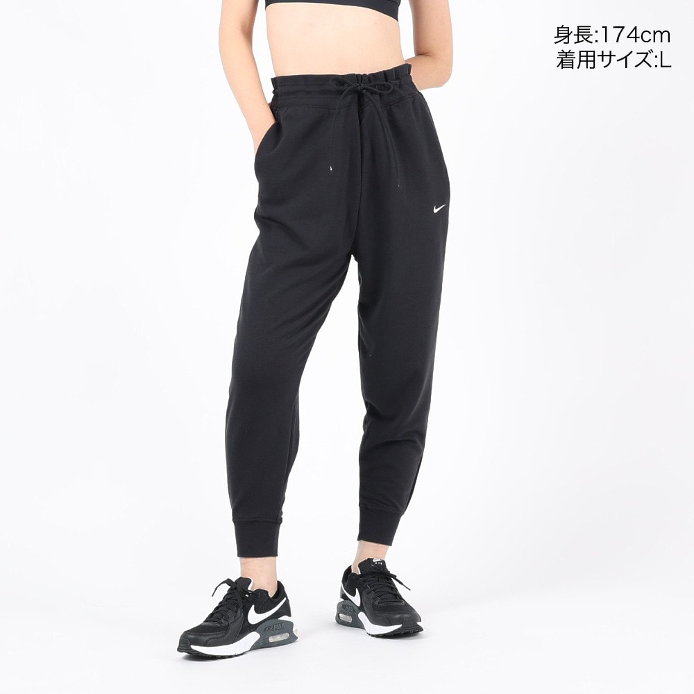 ナイキ（NIKE）（レディース）ドライフィット ハイウエスト 7/8 フレンチ テリー ジョガーパンツ FB5435-010
