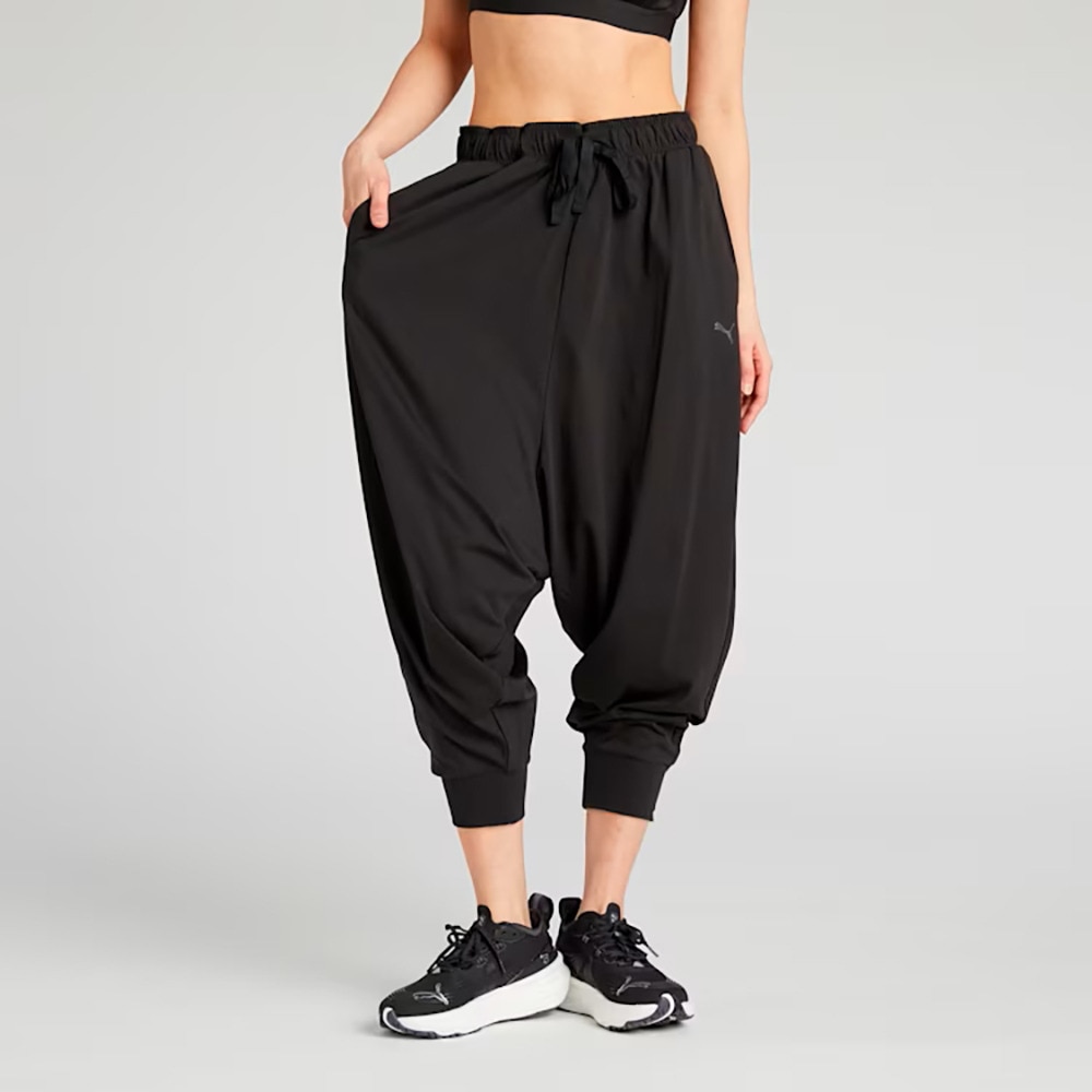 プーマ（PUMA）（レディース）ヨガ スタジオ リラックス ニット パンツ 527016 01 BLK