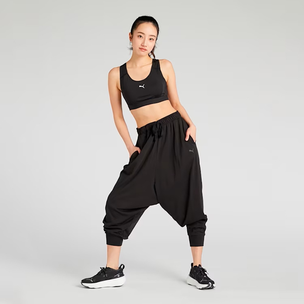 プーマ（PUMA）（レディース）ヨガ スタジオ リラックス ニット パンツ 527016 01 BLK