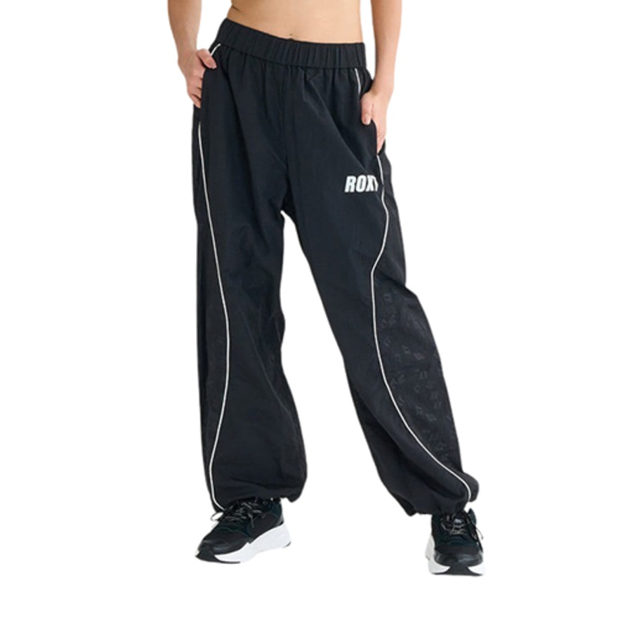 ロキシー（ROXY）（レディース）HAVING FUN PANTS フィットネス 撥水加工ロングパンツ 25FWRPT254538BLK
