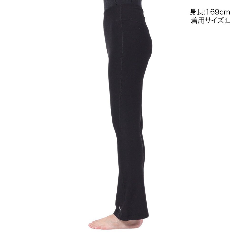 プーマ（PUMA）（レディース）ヨガ YOGINI LUXE フレア パンツ 524621 01 BLK