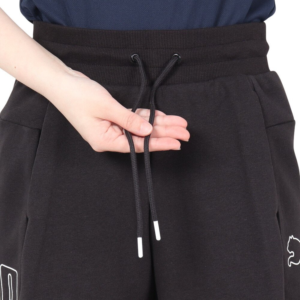 プーマ（PUMA）（レディース）パンツ レディース PUMA POWER カラーブロック ショーツ 675583 01 BLK